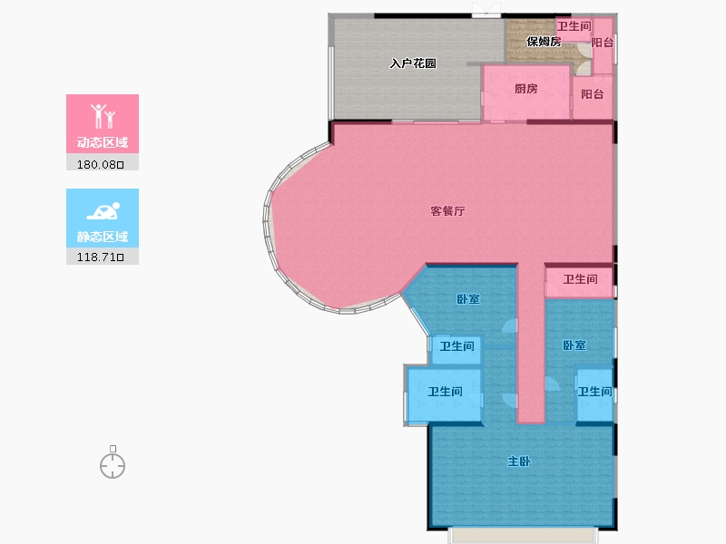 广东省-广州市-博雅首府-335.84-户型库-动静分区