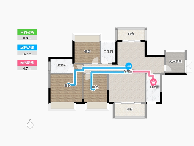 广东省-韶关市-欧浦御龙湾-100.26-户型库-动静线