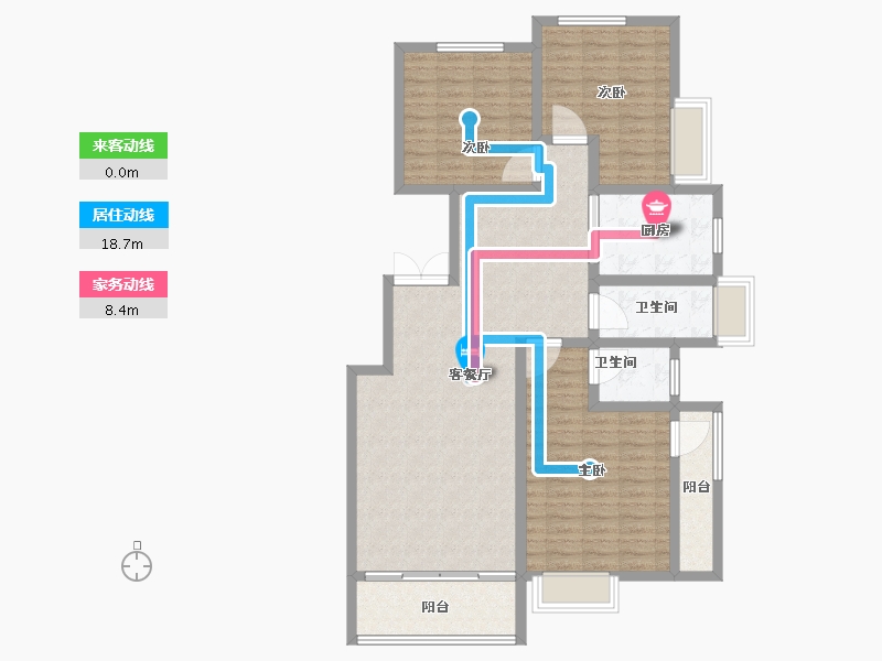 河南省-焦作市-孟州宏业鑫城-112.01-户型库-动静线