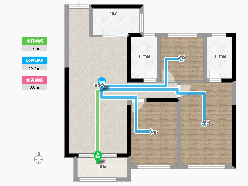 河南省-平顶山市-千田理想城-96.07-户型库-动静线