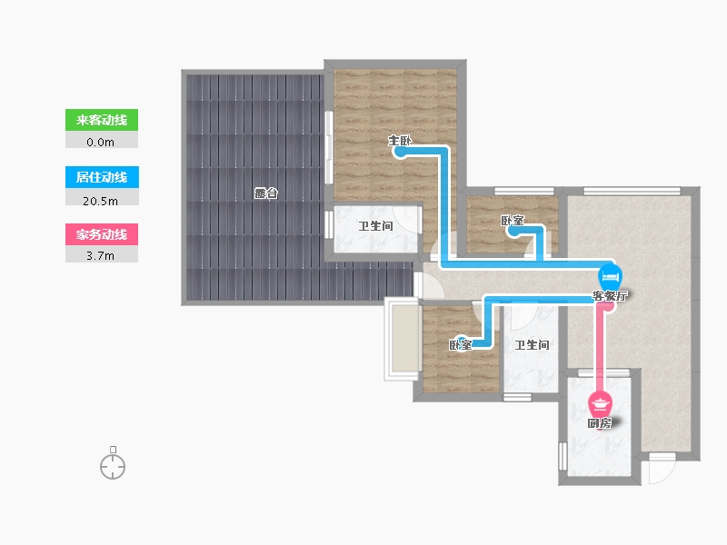 四川省-眉山市-圆中润达丰滨江郦城-94.08-户型库-动静线