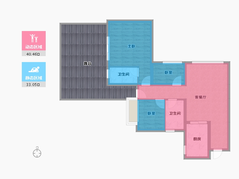 四川省-眉山市-圆中润达丰滨江郦城-94.08-户型库-动静分区