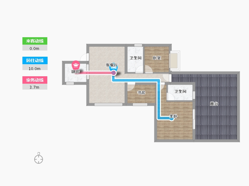 四川省-眉山市-圆中润达丰滨江郦城-93.13-户型库-动静线