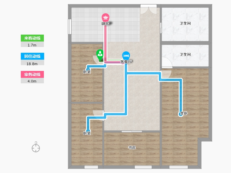 河北省-邯郸市-美食林环球中心-111.03-户型库-动静线