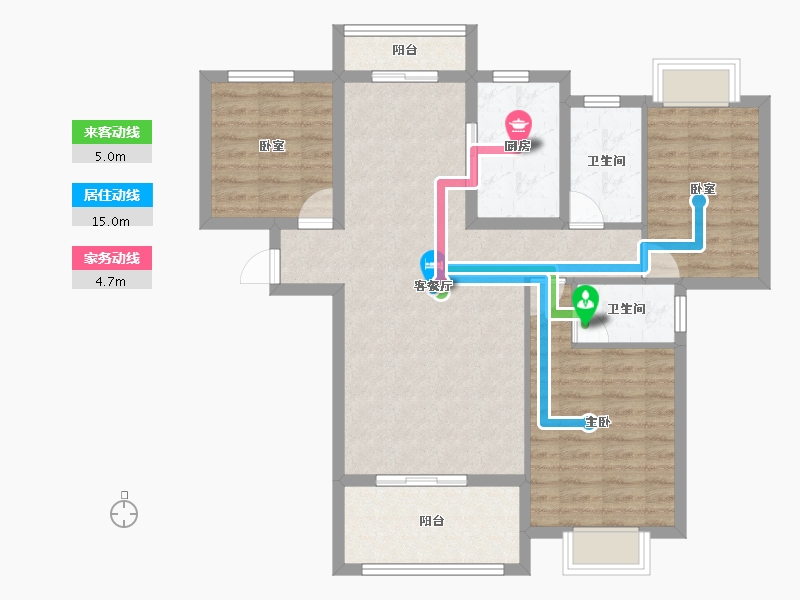 湖北省-随州市-汇龙湾·半岛天境-93.24-户型库-动静线