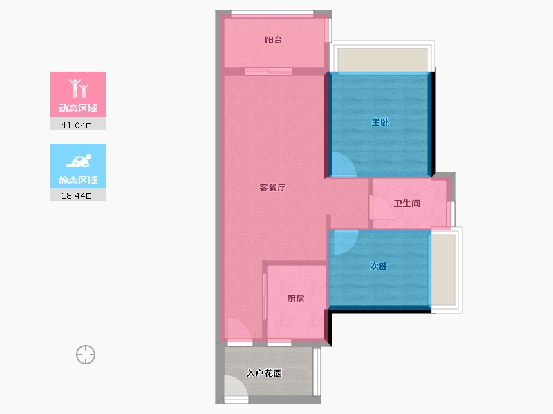 山东省-烟台市-龙玺城-57.61-户型库-动静分区