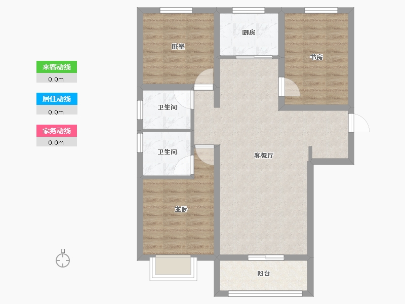 河北省-邢台市-滨河上智家园-79.59-户型库-动静线