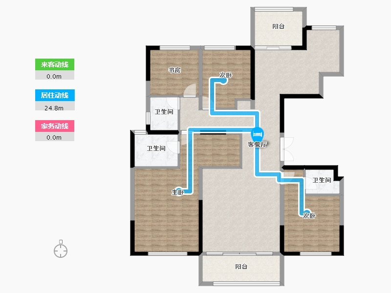 河南省-郑州市-中建柒號院-151.09-户型库-动静线