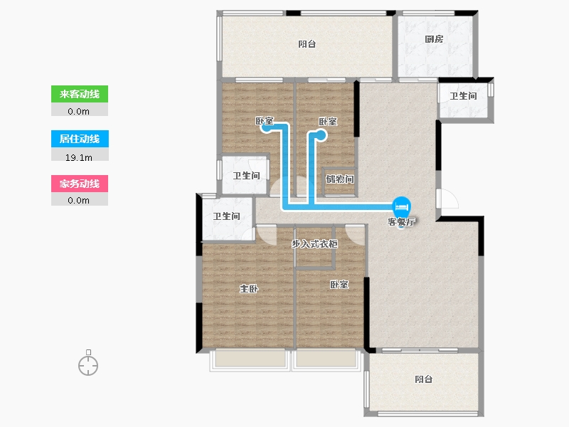 广东省-揭阳市-华美春天-180.22-户型库-动静线