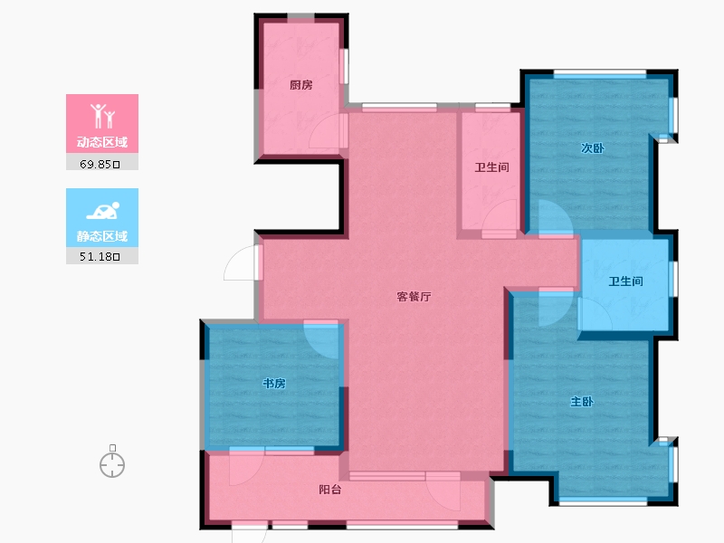 河北省-邢台市-华年里-108.01-户型库-动静分区