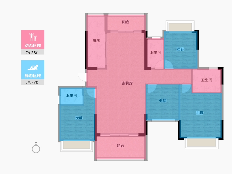 广东省-阳江市-金山明珠-117.84-户型库-动静分区