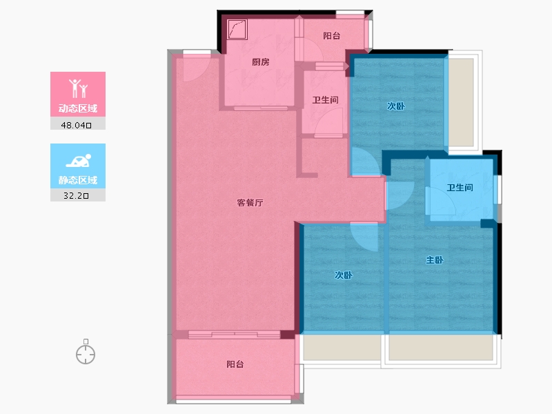 广东省-深圳市-buzd -71.00-户型库-动静分区