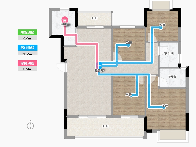 江西省-上饶市-信江·林溪府-96.01-户型库-动静线