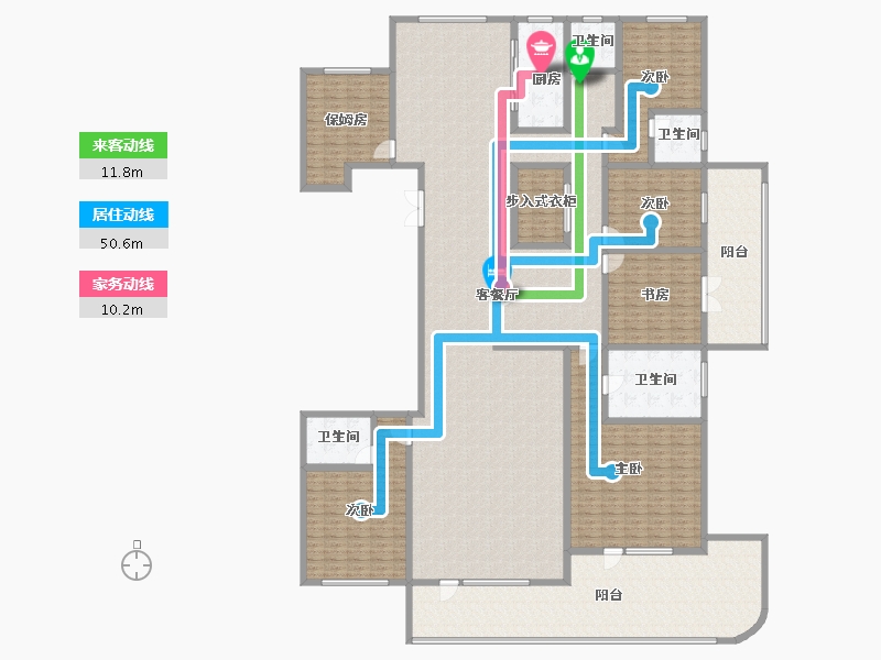 河北省-邢台市-丰基云墅-348.78-户型库-动静线