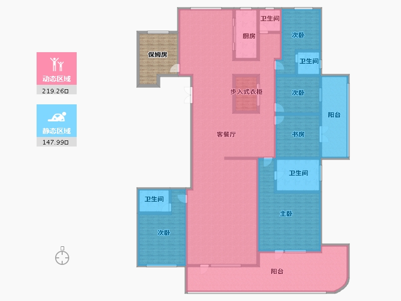 河北省-邢台市-丰基云墅-348.78-户型库-动静分区