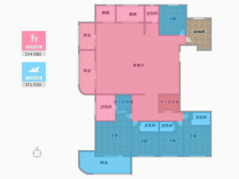 河北省-邢台市-丰基云墅-367.99-户型库-动静分区