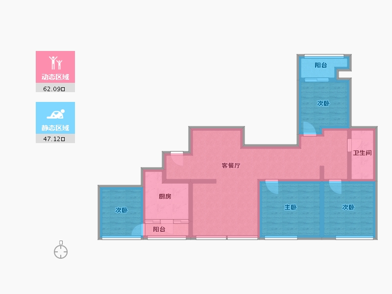 广东省-湛江市-水木清华-120.00-户型库-动静分区