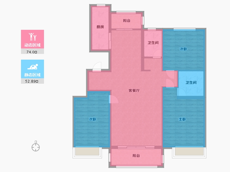 山东省-枣庄市-水发颐和园-115.00-户型库-动静分区