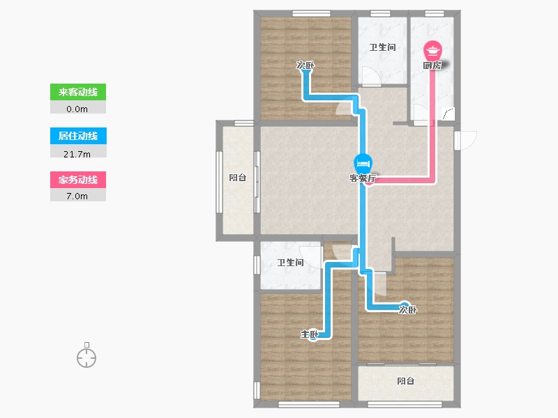 河北省-沧州市-世纪福邸-122.28-户型库-动静线