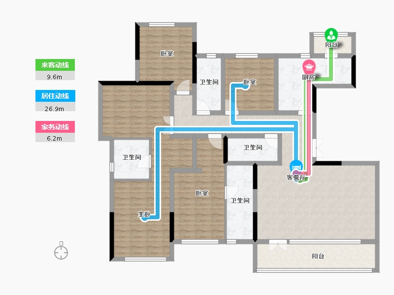 河南省-郑州市-永威上和府-155.21-户型库-动静线