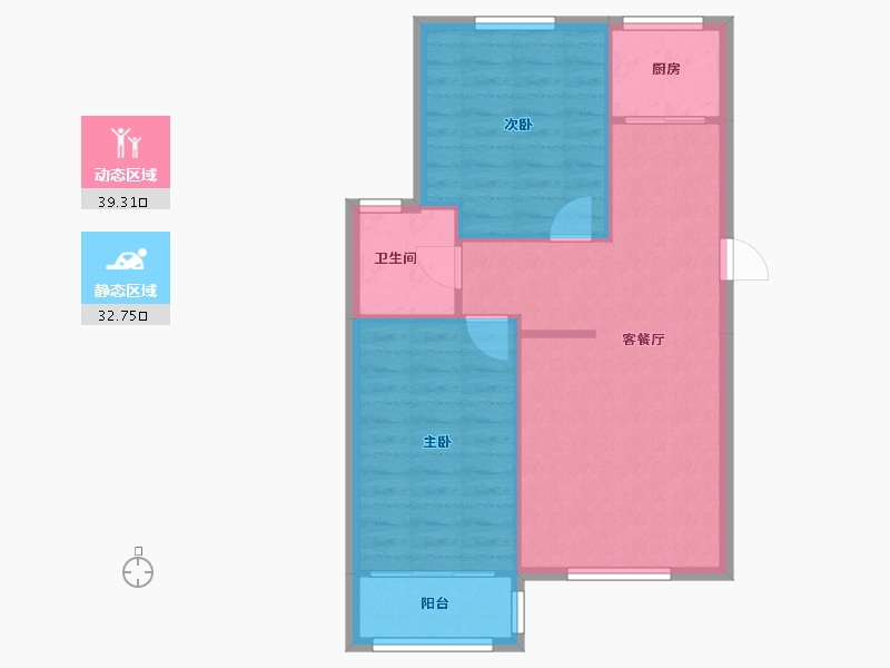 河北省-衡水市-锦绣东城-80.00-户型库-动静分区