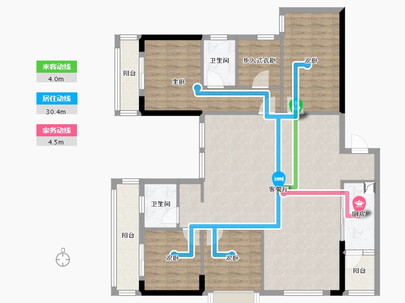 广西壮族自治区-南宁市-御水元筑-119.29-户型库-动静线