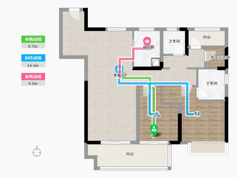 江苏省-盐城市-昕悦府-91.00-户型库-动静线