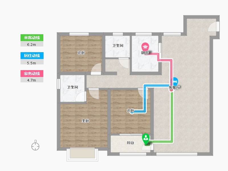 山东省-滨州市-学府名著-98.49-户型库-动静线