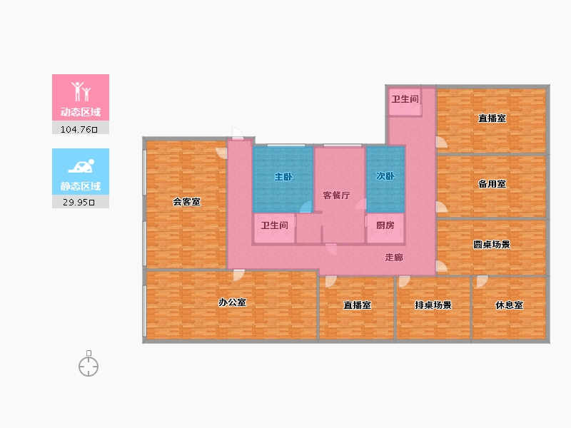 北京-北京市-斐斐-55.00-户型库-动静分区