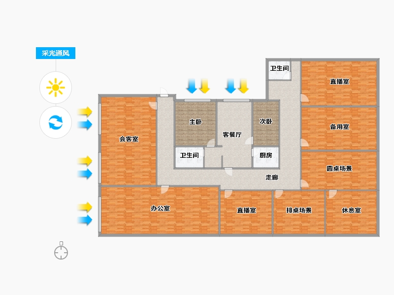 北京-北京市-斐斐-55.00-户型库-采光通风