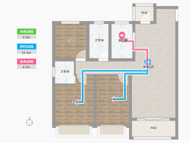 河南省-漯河市-悦峰学府-98.38-户型库-动静线