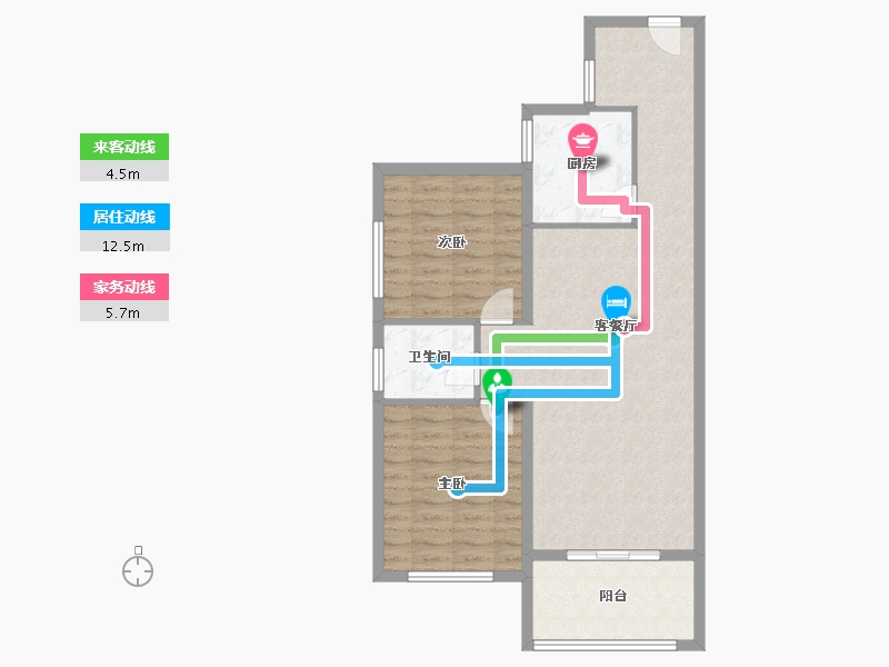 河南省-南阳市-和顺劝学里-82.58-户型库-动静线