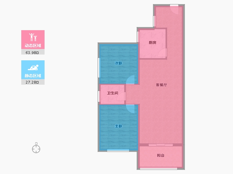 河南省-南阳市-和顺劝学里-82.58-户型库-动静分区