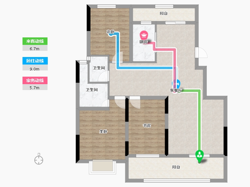 广东省-肇庆市-封开广信华府-104.02-户型库-动静线