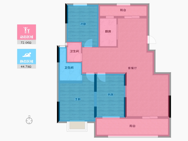 广东省-肇庆市-封开广信华府-104.02-户型库-动静分区