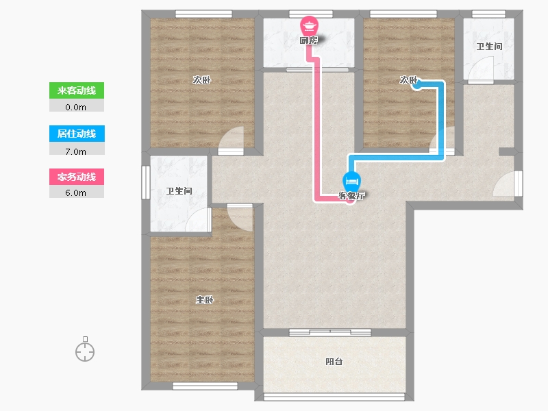 河南省-南阳市-和顺劝学里-100.86-户型库-动静线