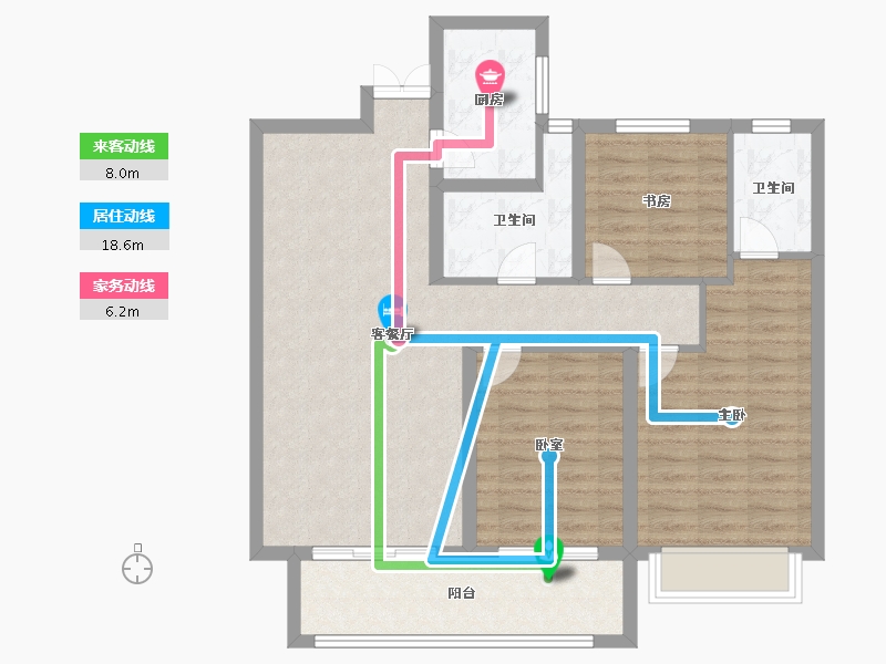 河南省-漯河市-悦峰学府-93.22-户型库-动静线