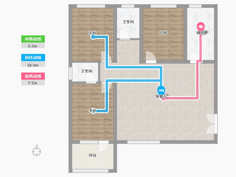 河南省-南阳市-和顺劝学里-104.33-户型库-动静线