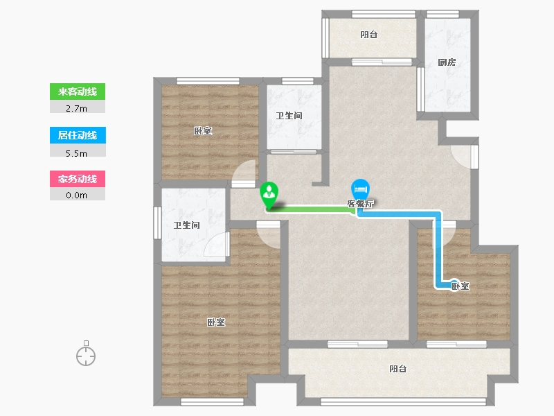 山东省-菏泽市-曹县天润城-108.04-户型库-动静线