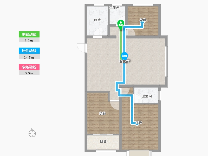 山东省-菏泽市-中北新都心-97.29-户型库-动静线