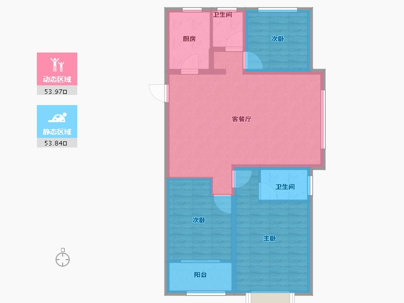 山东省-菏泽市-中北新都心-97.29-户型库-动静分区