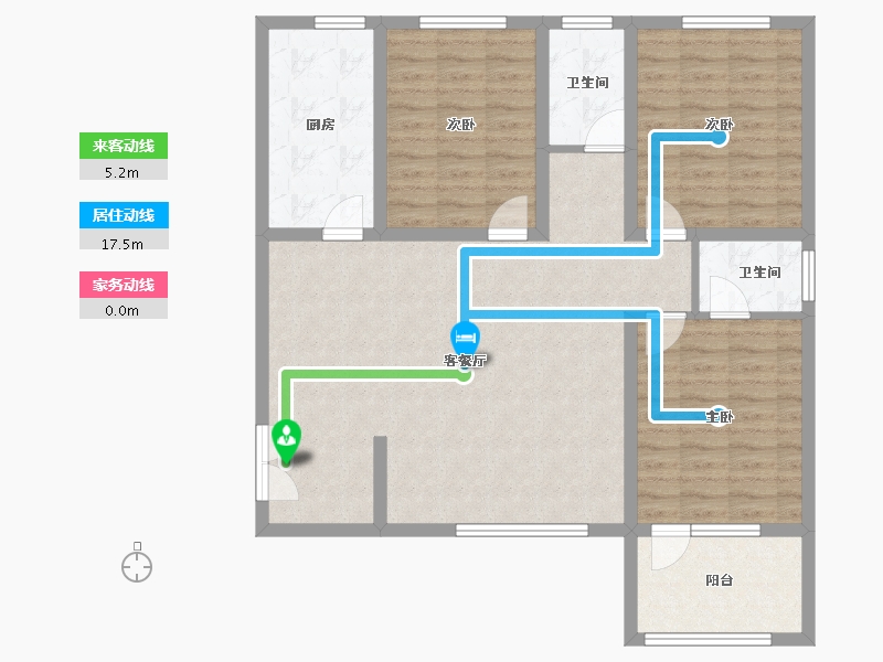 河南省-南阳市-和顺劝学里-103.42-户型库-动静线