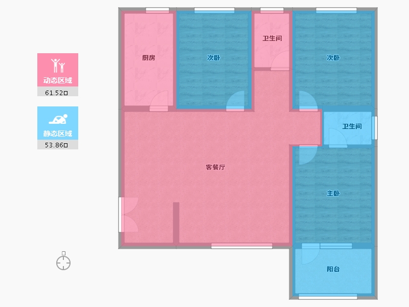 河南省-南阳市-和顺劝学里-103.42-户型库-动静分区