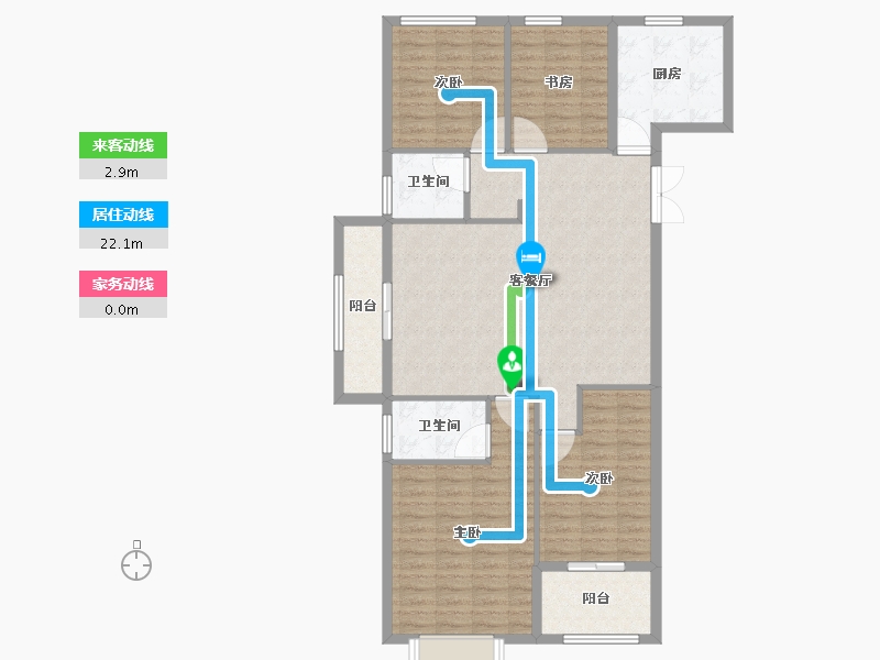 山东省-菏泽市-凯兴天下-114.26-户型库-动静线