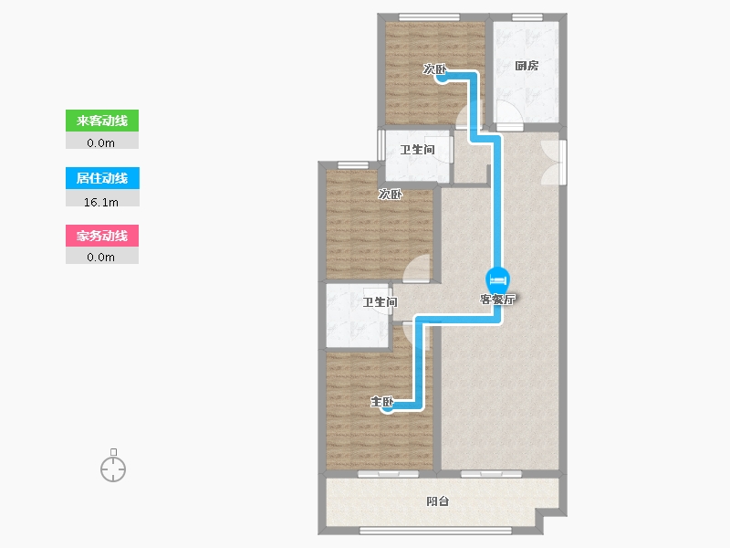 山东省-菏泽市-凯兴天下-111.00-户型库-动静线