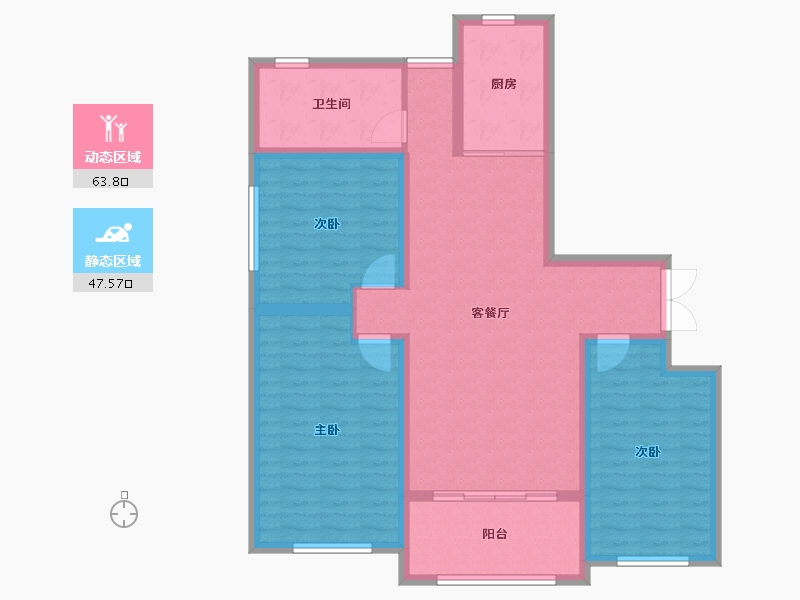 山东省-临沂市-房源南湖尚城-100.01-户型库-动静分区