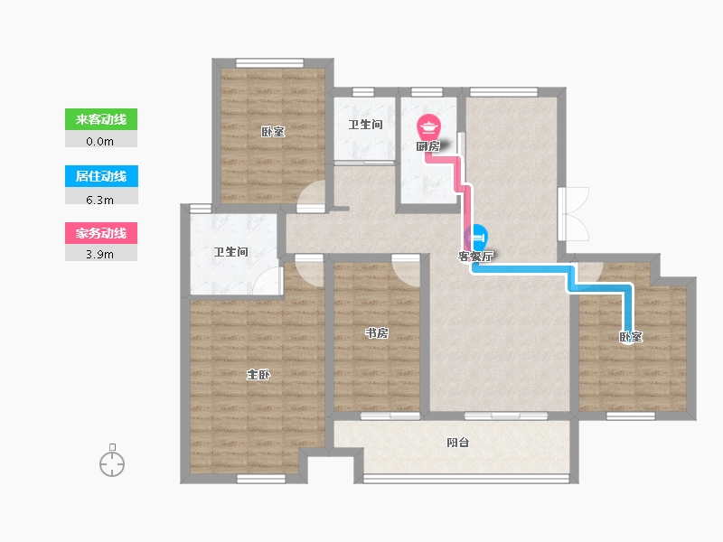 山东省-菏泽市-曹县天润城-112.23-户型库-动静线