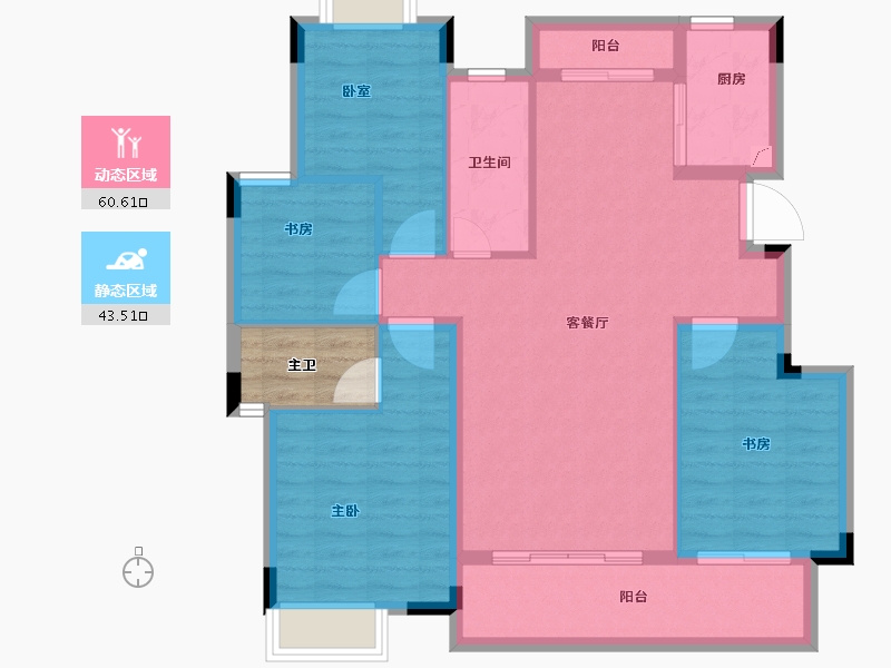 江西省-赣州市-上犹东投状元府-97.60-户型库-动静分区