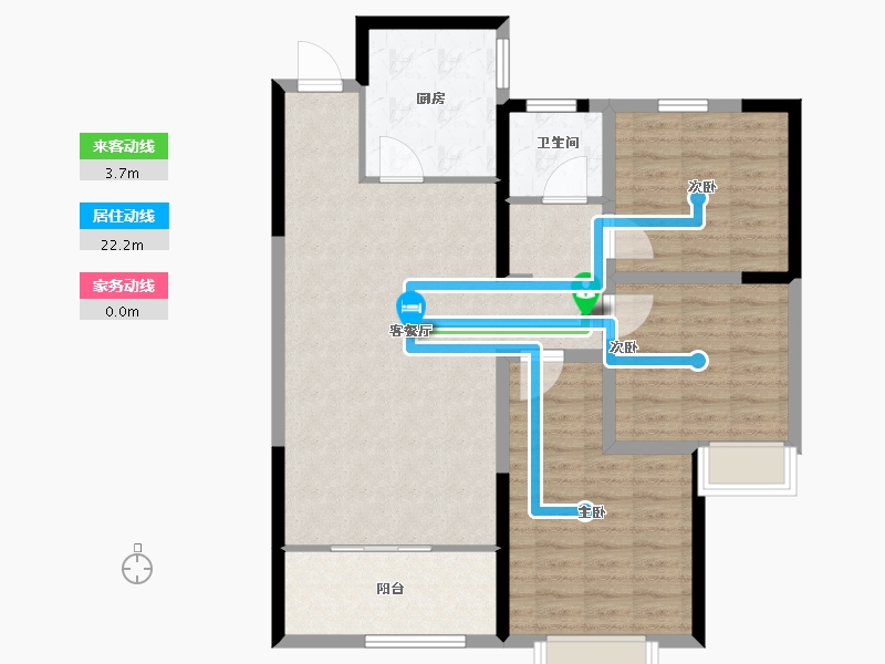 山东省-菏泽市-中达诚府-97.13-户型库-动静线