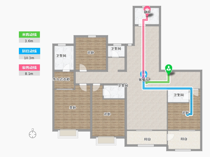 山东省-菏泽市-中达诚府-197.02-户型库-动静线